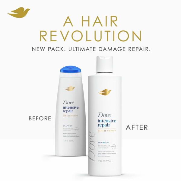 Dove Shampoo Intensive Repair for Damaged Hair with Bio-Protein Care Technology and Amino Serum 28 Fl Oz
