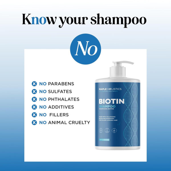 68931863030b5eb098fa75c41887eadc278501198e5edc80ef3c2.jpg Volumizing Biotin and Rosemary Shampoo - Vegan Rosemary Biotin Shampoo for Thinning Hair for Women and Men with Nourishing B Vitamins & Tea Tree Oil - Paraben Silicone & Sulfate Free (16 Fl Oz)