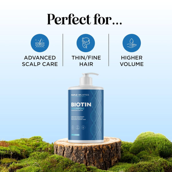 68931865bc5858156d32bca58f268257598d9c682c5255cf858a8.jpg Volumizing Biotin and Rosemary Shampoo - Vegan Rosemary Biotin Shampoo for Thinning Hair for Women and Men with Nourishing B Vitamins & Tea Tree Oil - Paraben Silicone & Sulfate Free (16 Fl Oz)