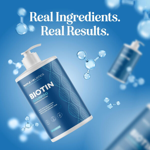 68931867d8a268dc5047d7cbcdd06dcfeead53efa8131b69b3762.jpg Volumizing Biotin and Rosemary Shampoo - Vegan Rosemary Biotin Shampoo for Thinning Hair for Women and Men with Nourishing B Vitamins & Tea Tree Oil - Paraben Silicone & Sulfate Free (16 Fl Oz)