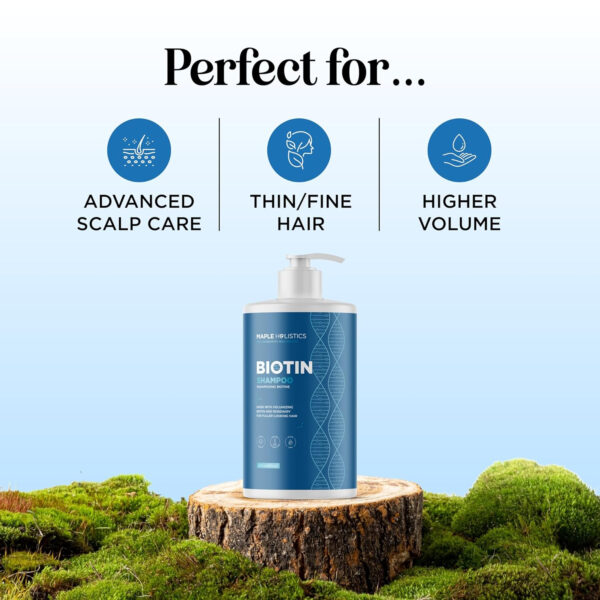 689318788884b8f1a3b1d3631c220097ea1fb99a74d0762cf3d8c.jpg Volumizing Biotin and Rosemary Shampoo - Vegan Rosemary Biotin Shampoo for Thinning Hair for Women and Men with Nourishing B Vitamins & Tea Tree Oil - Paraben Silicone & Sulfate Free (16 Fl Oz)