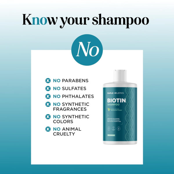 68931880e1cf66a0e52a66e7868e6336b2c931017a422edcc99d1.jpg Volumizing Biotin and Rosemary Shampoo - Vegan Rosemary Biotin Shampoo for Thinning Hair for Women and Men with Nourishing B Vitamins & Tea Tree Oil - Paraben Silicone & Sulfate Free (16 Fl Oz)