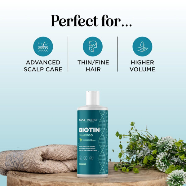 6893188a0d3c0a8b886eb0c72bb76b941eec52bcda10e226f873e.jpg Volumizing Biotin and Rosemary Shampoo - Vegan Rosemary Biotin Shampoo for Thinning Hair for Women and Men with Nourishing B Vitamins & Tea Tree Oil - Paraben Silicone & Sulfate Free (16 Fl Oz)