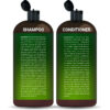 First Botany Tea Tree Mint Shampoo & Conditioner for Men & Women - Pure Tea Tree & Peppermint Oil - Fights Hair Loss, Dandruff, Lice & Itchy Scalp, Promotes Hair Growth - Sulfate Free - 16 Fl Oz x 2