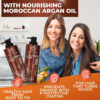 6893191aae637178f38de221c8bc8df41eabaa87ddf8fa7be12e2.jpg Moroccan Argan Oil Shampoo and Conditioner Set - Sulfate Free, Anti Frizz Hydrating Care for Women - Deep Moisturizing Treatment for Color, Keratin Treated, Curly, Damaged and Dry Hair
