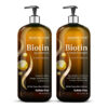 MAJESTIC PURE Apple Cider Vinegar Shampoo and Avocado Coconut Conditioner Set - Restores Shine & Reduces Itchy Scalp, Dandruff & Frizz - Sulfate Free, for All Hair Types, Men and Women - 2 x 16 fl oz