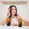 MAJESTIC PURE Apple Cider Vinegar Shampoo and Avocado Coconut Conditioner Set - Restores Shine & Reduces Itchy Scalp, Dandruff & Frizz - Sulfate Free, for All Hair Types, Men and Women - 2 x 16 fl oz