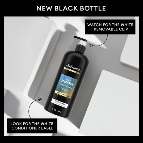 TRESemmé Silky & Smooth Anti-Frizz Conditioner for Frizzy Hair Formulated With Pro Style Technology 28 Fl oz
