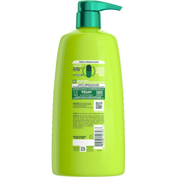 68931c0d46634d1518adb26135a854d2afe153e941a4f8ef5b0ed.jpg Garnier Fructis Grow Strong Conditioner, 33.8 Fl Oz, 1 Count (Packaging May Vary)