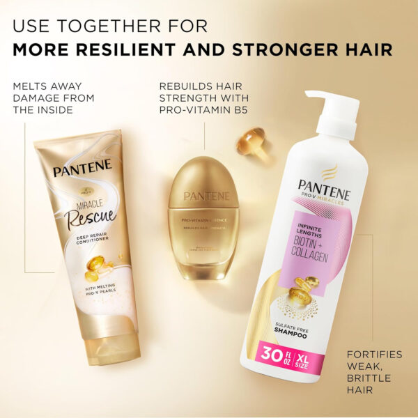 68931c253b030192c3904b1444702de5eeac22f3fe12274c089e3.jpg Pantene Miracle Rescue Deep Conditioner with Melting Pro-V Pearls - For Dry, Damaged, or Color-Treated Hair - Intense Moisture & Repair - 8.0 Oz