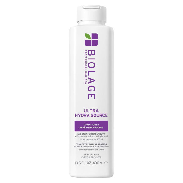 68931c9446c6b147e76c35b3bda4ccf3c25776b66a015bfa6e59c.jpg Biolage Ultra Hydra Source Conditioner - Intensely Condition, For Very Dry, Thick, Coarse Hair, Infused with Micro-dosed with Cupuaçu Butter & Salicylic Acid