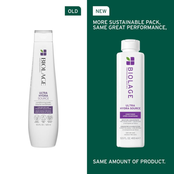 68931c95405de60975b2a42ddcbfaa8bdacf28512ccb124d3b30a.jpg Biolage Ultra Hydra Source Conditioner - Intensely Condition, For Very Dry, Thick, Coarse Hair, Infused with Micro-dosed with Cupuaçu Butter & Salicylic Acid