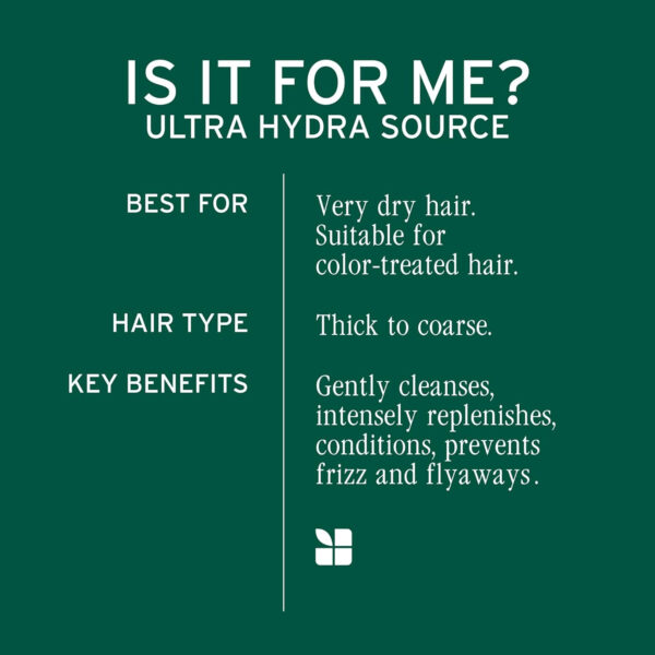 68931c9854ad79adf79c4caf13cd26b8faced0babeb7c645276fa.jpg Biolage Ultra Hydra Source Conditioner - Intensely Condition, For Very Dry, Thick, Coarse Hair, Infused with Micro-dosed with Cupuaçu Butter & Salicylic Acid