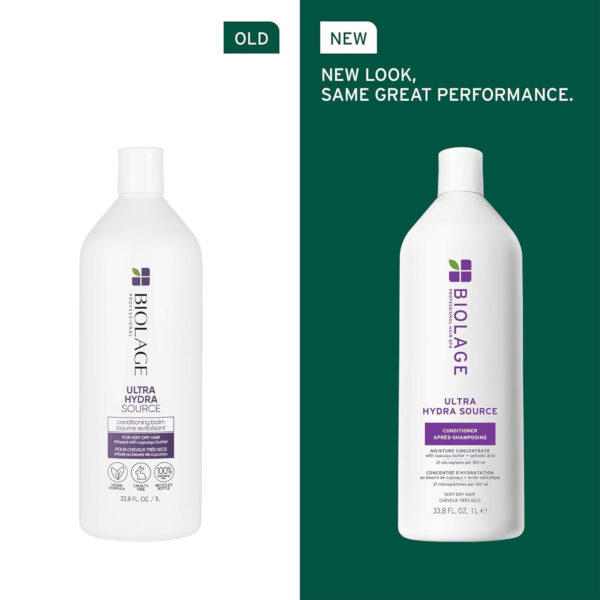 68931c9ee7f822ed93cdf0c0b447ef6bad2cc03fc7850aeb7c094.jpg Biolage Ultra Hydra Source Conditioner - Intensely Condition, For Very Dry, Thick, Coarse Hair, Infused with Micro-dosed with Cupuaçu Butter & Salicylic Acid
