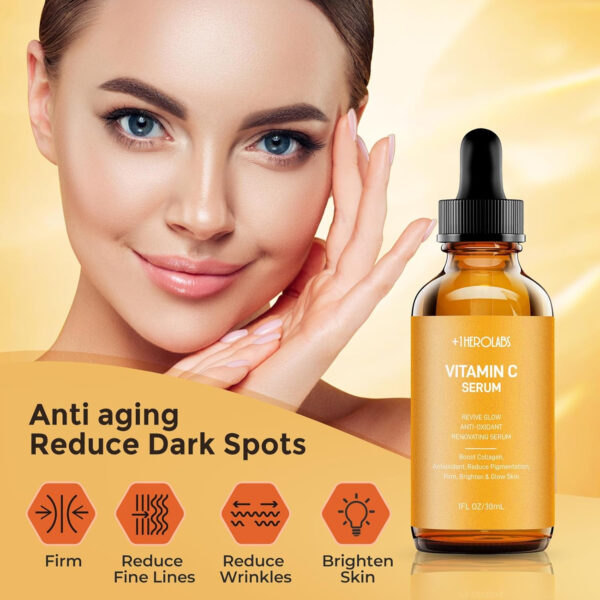 Retinol Serum for Face 2.5%, B5 Resurfacing Retinol Serum with Vitamin C, Vitamin E, Hyaluronic Acid, Niacinamide, Peptide for Anti-Aging, Wrinkle Smoothing, Dark Spot Corrector, Brighten Dullness