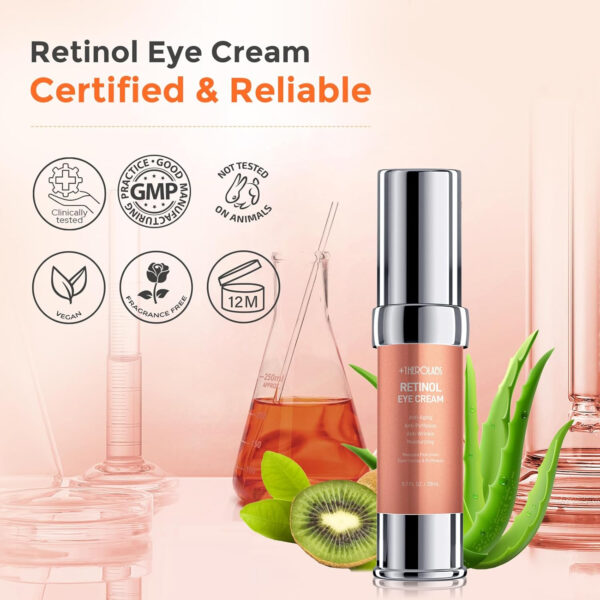 Retinol Serum for Face 2.5%, B5 Resurfacing Retinol Serum with Vitamin C, Vitamin E, Hyaluronic Acid, Niacinamide, Peptide for Anti-Aging, Wrinkle Smoothing, Dark Spot Corrector, Brighten Dullness