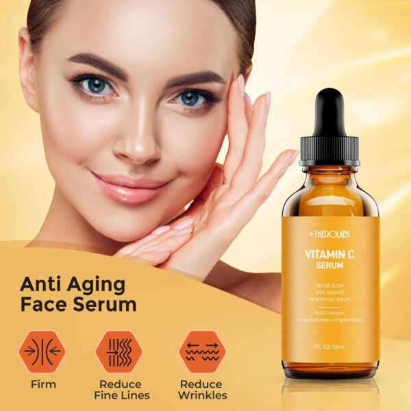 Retinol Serum for Face 2.5%, B5 Resurfacing Retinol Serum with Vitamin C, Vitamin E, Hyaluronic Acid, Niacinamide, Peptide for Anti-Aging, Wrinkle Smoothing, Dark Spot Corrector, Brighten Dullness