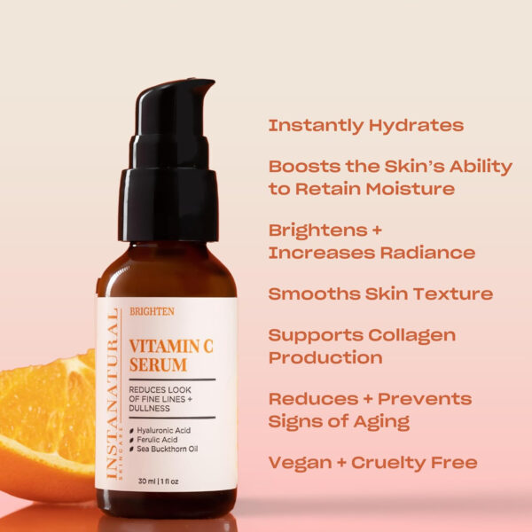 68931f2d23401df3071108be8a09db4bc44aa9921e69632b15061.jpg InstaNatural Retinol Serum for Face with Niacinamide, Vitamin C, and Hyaluronic Acid, Anti Aging for Firmer Skin, Lines & Wrinkles & Brightening Serum
