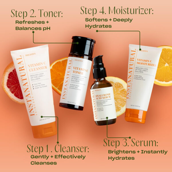 68931f361c84af62d2c468dab52f104cd5c3c72f9d321339b2bec.jpg InstaNatural Retinol Serum for Face with Niacinamide, Vitamin C, and Hyaluronic Acid, Anti Aging for Firmer Skin, Lines & Wrinkles & Brightening Serum