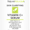 68931f7c9ca2043668a72cbadb1910ffc4050c49a6b1a62234307.jpg Vitamin C Serum Plus 5% Hyaluronic Acid, 2.5% Retinol, 2% Salicylic Acid, 3.5% Niacinamide, 10% MSM, 20% Vitamin C - Anti Aging Anti Wrinkle Skin Clearing Serum Organic Skin Care for Face and Eyes 1oz