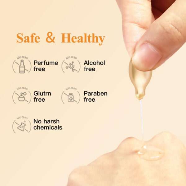 HKH Vitamin C & Retinol Serum for Face - Vit C Oil Capsule with Niacinamide, Anti Again Vit A Night Serum Capsule for Women, Reduces Fine Lines, Even Skin Tone, Firming Skin, Moisturise (38+38 ct)