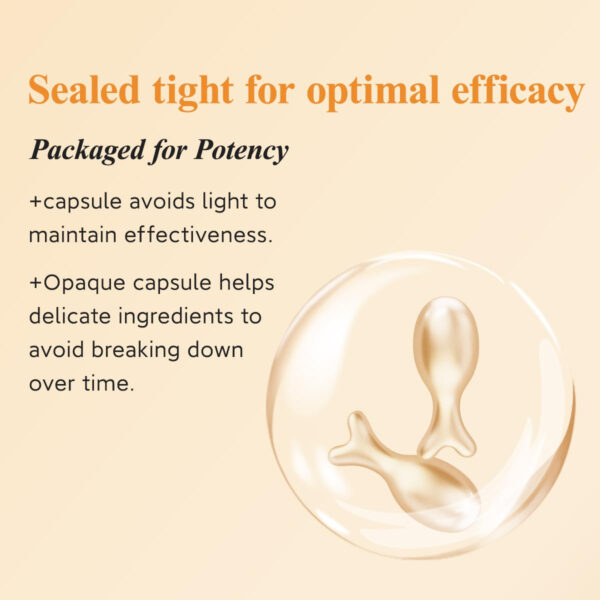 HKH Vitamin C & Retinol Serum for Face - Vit C Oil Capsule with Niacinamide, Anti Again Vit A Night Serum Capsule for Women, Reduces Fine Lines, Even Skin Tone, Firming Skin, Moisturise (38+38 ct)