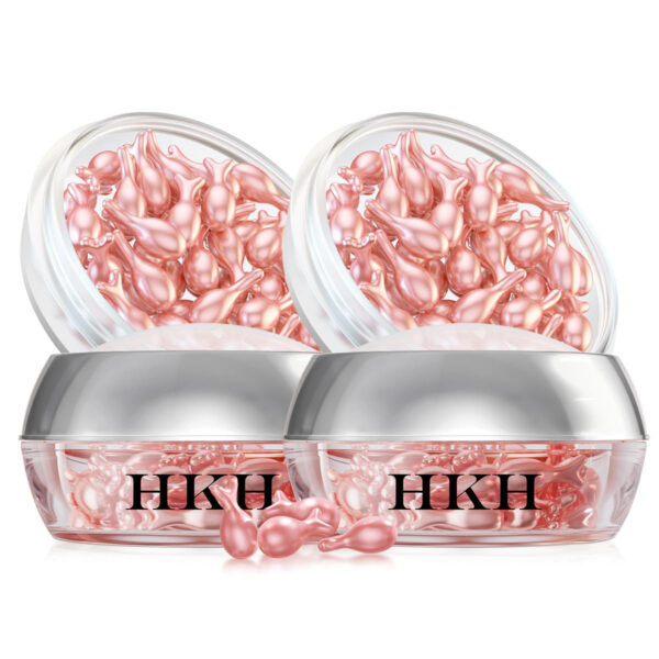 HKH Vitamin C & Retinol Serum for Face - Vit C Oil Capsule with Niacinamide, Anti Again Vit A Night Serum Capsule for Women, Reduces Fine Lines, Even Skin Tone, Firming Skin, Moisturise (38+38 ct)