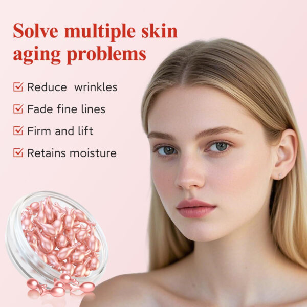 HKH Vitamin C & Retinol Serum for Face - Vit C Oil Capsule with Niacinamide, Anti Again Vit A Night Serum Capsule for Women, Reduces Fine Lines, Even Skin Tone, Firming Skin, Moisturise (38+38 ct)