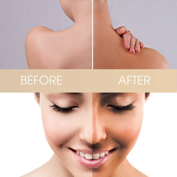 Body Drench Quick Tan Self Tanning Lotion – Sunless Tanning Lotion for Women, Natural-Looking Self Tan, Dark, 8 fl oz