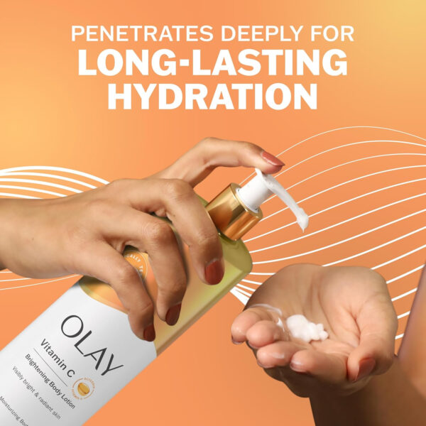 6893228e0478490c2ef0eb08d16d25cc6e45c44d8ef72073ad83e.jpg Olay Body Lotion for Women, Firming with Collagen Peptides Serum, Visibly Firmer Skin, 24hr Moisture & Hydration, Fast Absorbing Formula, Vitamin B3 Complex, For All Skin Types, 17 fl oz
