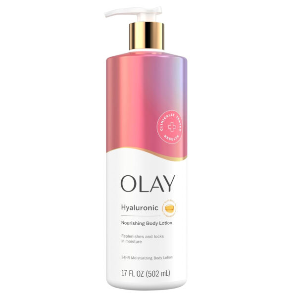 68932292f24e85bf503f891ee23f8e935a3055f6a448fc824606c.jpg Olay Body Lotion for Women, Firming with Collagen Peptides Serum, Visibly Firmer Skin, 24hr Moisture & Hydration, Fast Absorbing Formula, Vitamin B3 Complex, For All Skin Types, 17 fl oz