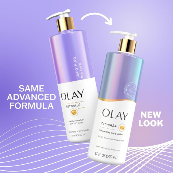 689322ade9d9e896c4fd3bffe5ef30eff61de551e3f9dfd7d3890.jpg Olay Body Lotion for Women, Firming with Collagen Peptides Serum, Visibly Firmer Skin, 24hr Moisture & Hydration, Fast Absorbing Formula, Vitamin B3 Complex, For All Skin Types, 17 fl oz