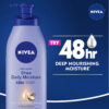 NIVEA Shea Nourish Body Lotion for Dry Skin with Hyaluronic Acid, Shea Butter and Deep Nourishing Serum, 48-Hour Body Moisturizer, 16.9 Fl Oz Pump Bottle
