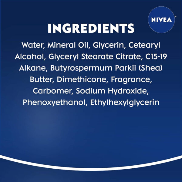 NIVEA Shea Nourish Body Lotion for Dry Skin with Hyaluronic Acid, Shea Butter and Deep Nourishing Serum, 48-Hour Body Moisturizer, 16.9 Fl Oz Pump Bottle