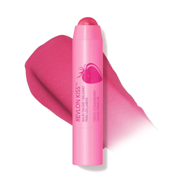 689326b3c84bb25043fa96aea1b7206ac1b80f45e861fdecdbe1f.jpg Revlon Kiss Tinted Lip Balm with SPF 20, Hydrating, Flavored, Infused with Natural Fruit Oils, 025 Fresh Strawberry, 0.09 oz