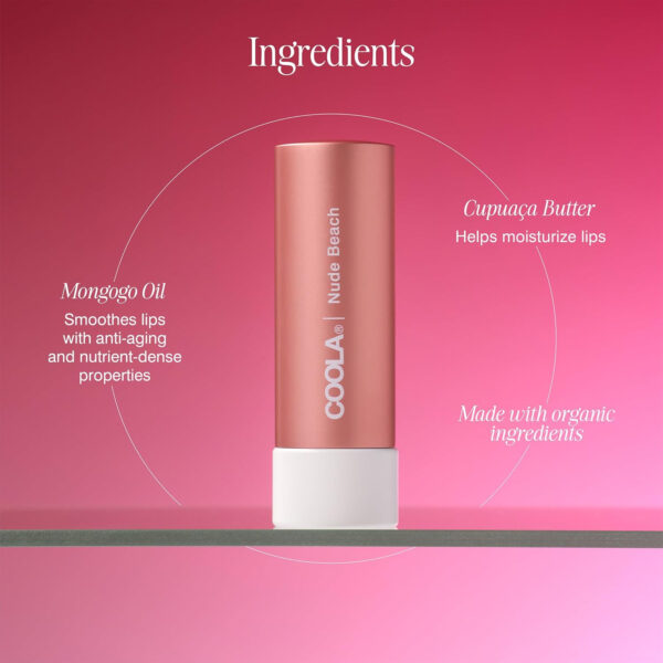 689326f810ce1b0fefdd34f44043c6d1ed453d08cfe2762c0faf4.jpg COOLA Organic Tinted Lip Balm & Mineral Sunscreen with SPF 30, Dermatologist Tested Lip Care for Daily Protection, Vegan, 0.15 Oz