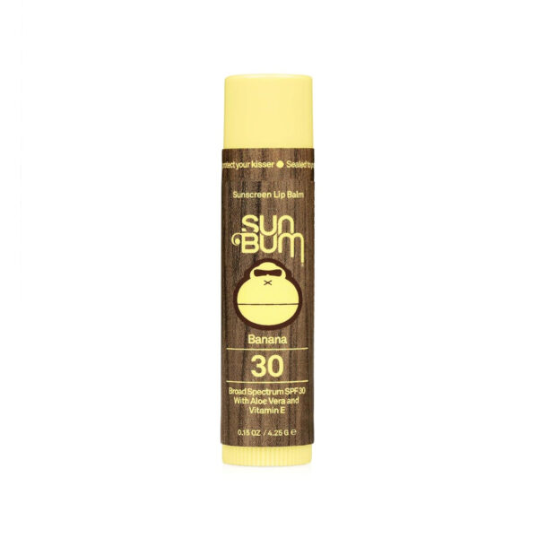 Sun Bum SPF 30 Sunscreen Pomegranate Lip Balm - Moisturizing Aloe Vera and Vitamin E - Vegan and Cruelty Free - Broad Spectrum UVA/UVB Lip Protection - 0.15 oz Stick