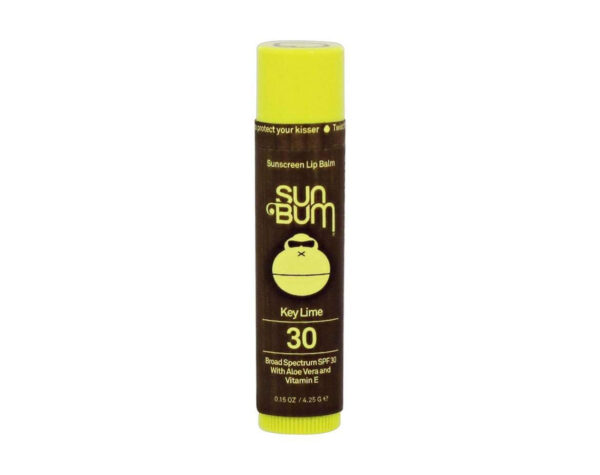 Sun Bum SPF 30 Sunscreen Pomegranate Lip Balm - Moisturizing Aloe Vera and Vitamin E - Vegan and Cruelty Free - Broad Spectrum UVA/UVB Lip Protection - 0.15 oz Stick