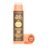 Sun Bum SPF 30 Sunscreen Pomegranate Lip Balm - Moisturizing Aloe Vera and Vitamin E - Vegan and Cruelty Free - Broad Spectrum UVA/UVB Lip Protection - 0.15 oz Stick