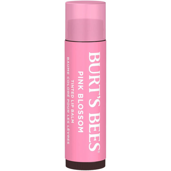 689327c5b1da54be980d0e13792b96faabd5609911858618dc765.jpg Burt's Bees Lip Tint Balm with Long Lasting 2 in 1 Duo Tinted Balm Formula, Color Infused with Deeply Hydrating Shea Butter for a Natural Looking Buildable Finish, Petal Rose (2-Pack)