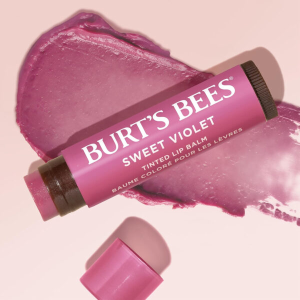 689327cb43cf62aefea4e3ff2bd7dd73c68b2469e1f4bbbba0d20.jpg Burt's Bees Lip Tint Balm with Long Lasting 2 in 1 Duo Tinted Balm Formula, Color Infused with Deeply Hydrating Shea Butter for a Natural Looking Buildable Finish, Petal Rose (2-Pack)
