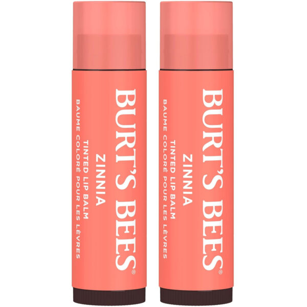 689327ce3f6189ecaadd6e1479e0bdcca0ceb40d64948bde9b6e5.jpg Burt's Bees Lip Tint Balm with Long Lasting 2 in 1 Duo Tinted Balm Formula, Color Infused with Deeply Hydrating Shea Butter for a Natural Looking Buildable Finish, Petal Rose (2-Pack)