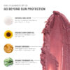 Raw Elements Tinted Lip Sun Kissed, Ocean Mist, Magma Red SPF 30 .15 oz Sunrise Pack