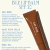 Cay Skin Isle Lip Balm SPF 30 – High Shine, Hydrating + Sheer Lip Gloss in Vanilla Brown Sugar Flavor – Formulated with Natural Ingredients for All Skin Tones – Bad Gyal Berry
