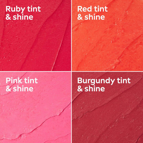 68932889e39385cdf08efc7b617a5772ff0f7660a202b3f07504f.jpg NIVEA Lip Care, Fruity Tinted Lip Balm Variety Pack, Cherry, Strawberry, Blackberry and Watermelon Flavors, 3-in-1 Moisture, Repair and Color, 0.17 Oz Stick, Pack of 4