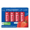 6893289f7516e4b1007a0b9b4423d68938e22012510a6a32e1bab.jpg NIVEA Lip Care, Fruity Tinted Lip Balm Variety Pack, Cherry, Strawberry, Blackberry and Watermelon Flavors, 3-in-1 Moisture, Repair and Color, 0.17 Oz Stick, Pack of 4