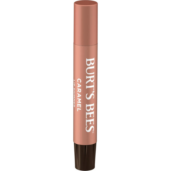 Burt's Bees Lip Shimmer Nude Collection, Tinted Lip Balm Stick, Moisturizing for All Day Hydration with Natural Glowy Pigmented Finish & Buildable Color, 3 Warm Shades Value Pack, 3 Tubes x 0.09 Oz