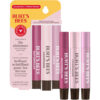 Burt's Bees Lip Shimmer Nude Collection, Tinted Lip Balm Stick, Moisturizing for All Day Hydration with Natural Glowy Pigmented Finish & Buildable Color, 3 Warm Shades Value Pack, 3 Tubes x 0.09 Oz