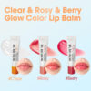 SOME BY MI V10 Hyal Lip Sun Protector Rosy – Pack of 2, 0.46oz – Korean Tinted Glow SPF 15 Sunscreen Lip Balm for Dry & Sensitive Lips – Hydrating with Hyaluronic Acid & Vitamin E – Korean Skin Care