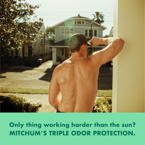 Mitchum Men’s Triple Odor Protection Antiperspirant & Deodorant Roll-On, Unscented, 48HR Protection, Vegan, 3.4 oz
